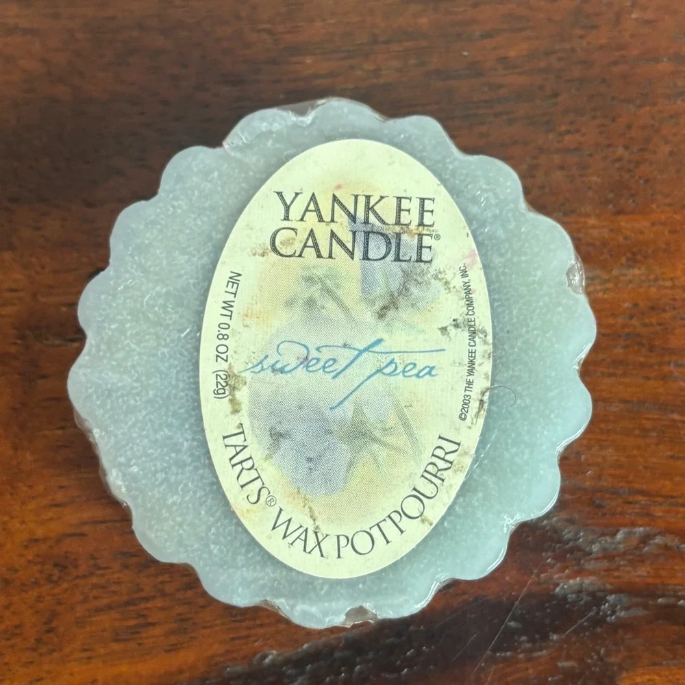 Yankee Candle Sweet Pea Tarts Wax Melt 0.8oz Vintage‎ 2003 Retired Scent